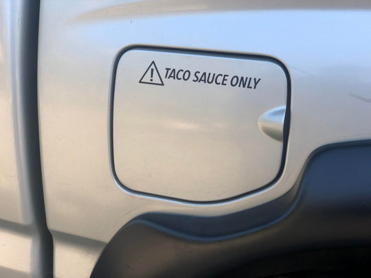 Taco sauce only! Decal - Premium Truck Accessory by Xtreme Canopies