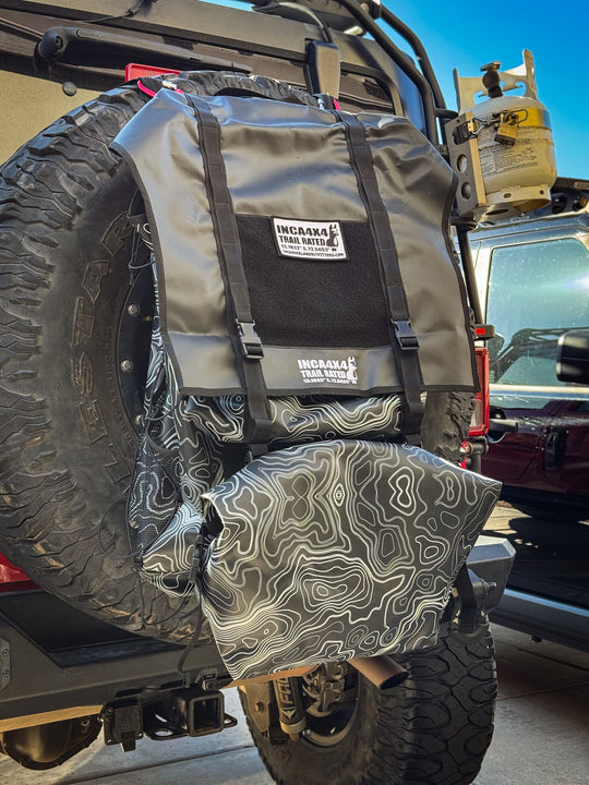 Overland spare tire tailgate bag 3.0 - Premium Vehicle storage by Xtreme Canopies