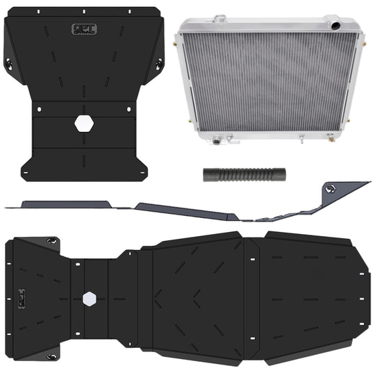 High Clearance HD Skid Plate & Radiator (96-02 4Runner, 95-04 Tacoma) - Premium Armor by Xtreme Canopies