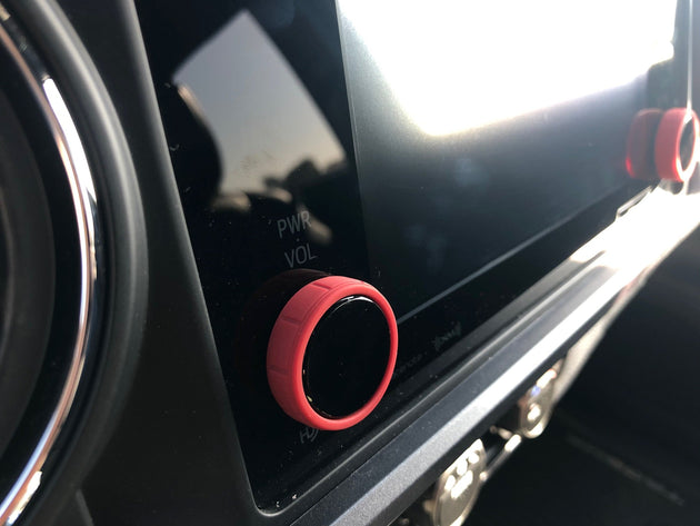 Radio Knob Grip Rings (2016+) - Premium Truck Accessory by Xtreme Canopies