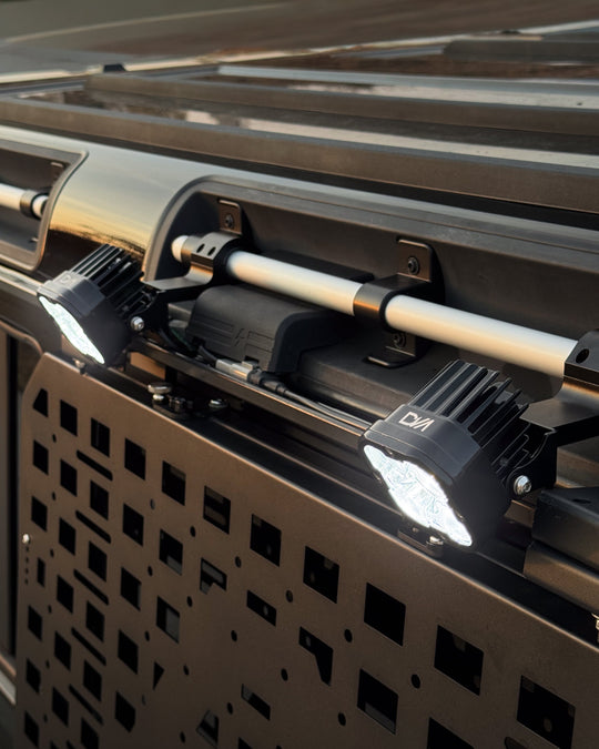 INEOS Grenadier: LED Side Light – Roof Bar Mount & DTP Plug-In - Premium Truck Accessory by Xtreme Canopies