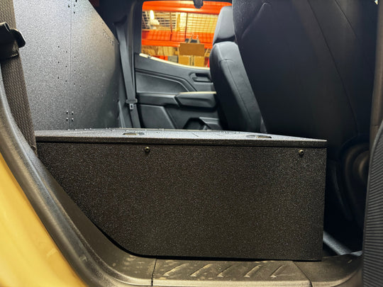 Chevy Colorado - GMC Canyon - 2023-Present - 3rd Gen - Explore Series - Second Row - Seat Delete - 100% - Premium Seat Delete Plate System by Xtreme Canopies
