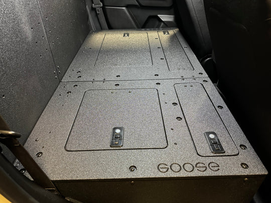 Chevy Colorado - GMC Canyon - 2023-Present - 3rd Gen - Explore Series - Second Row - Seat Delete - 100% - Premium Seat Delete Plate System by Xtreme Canopies