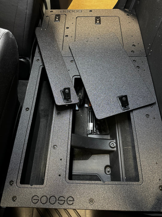Chevy Colorado - GMC Canyon - 2023-Present - 3rd Gen - Explore Series - Second Row - Seat Delete - 100% - Premium Seat Delete Plate System by Xtreme Canopies