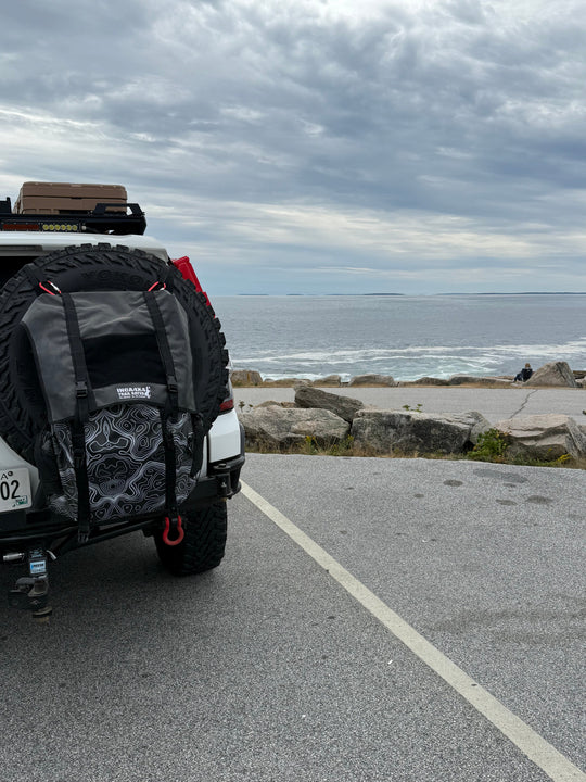 Overland spare tire tailgate bag 3.0 - Premium Vehicle storage by Xtreme Canopies