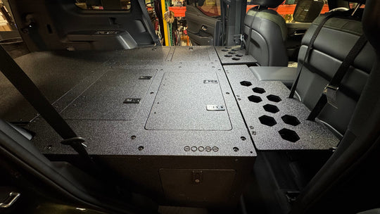 Toyota - 4 Runner - 2025-Present - 6th Gen - Non Hybrid - Explore Series - Stealth Sleep and Storage Package - Premium Seat Delete Plate System by Xtreme Canopies
