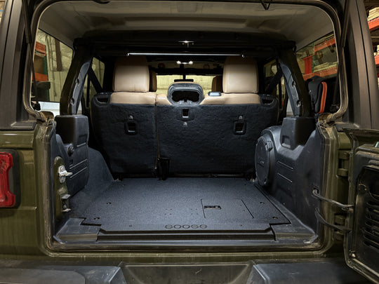 Jeep Wrangler 2018-2023 JLU 4 Door - Rear Plate System - Premium Plate Systems by Xtreme Canopies
