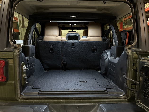 Jeep Wrangler 2018-2023 JLU 4 Door - Rear Plate System - Premium Plate Systems by Xtreme Canopies