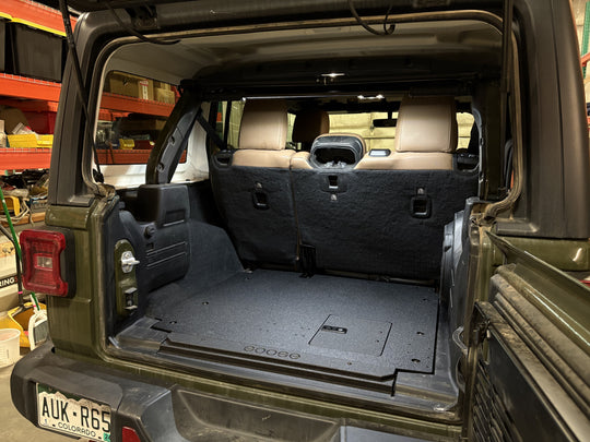 Jeep Wrangler 2018-2023 JLU 4 Door - Rear Plate System - Premium Plate Systems by Xtreme Canopies