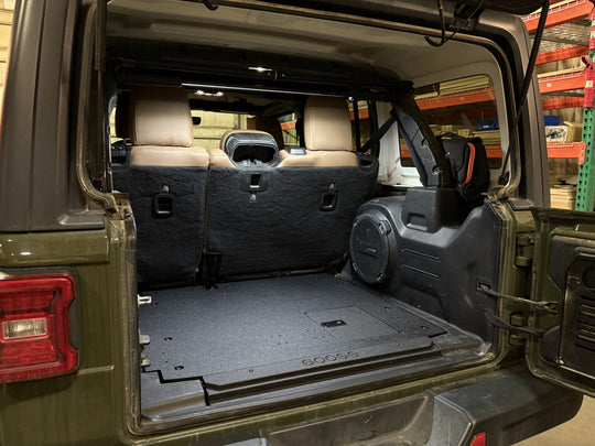 Jeep Wrangler 2018-2023 JLU 4 Door - Rear Plate System - Premium Plate Systems by Xtreme Canopies