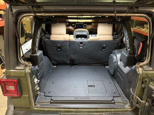 Jeep Wrangler 2018-2023 JLU 4 Door - Rear Plate System - Premium Plate Systems by Xtreme Canopies