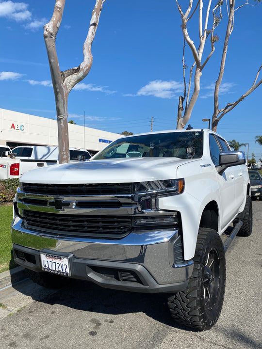 2019+ Silverado Ditch Light Pillar Brackets - Premium Truck Accessory by Xtreme Canopies
