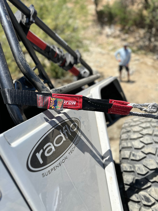 2''x4' Short Strap / Winch Strap (Lifetime Warranty) - Premium Tow Strap by Xtreme Canopies