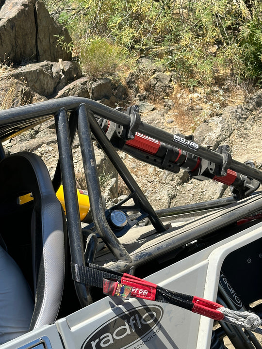 2''x4' Short Strap / Winch Strap (Lifetime Warranty) - Premium Tow Strap by Xtreme Canopies