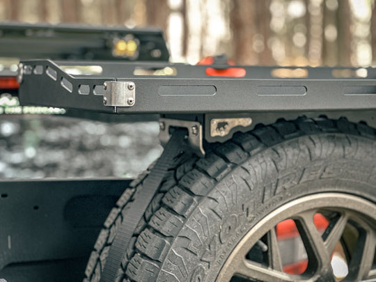 Spare Tire Gear Mount - Accessory Shelf - Premium Truck Accessory by Xtreme Canopies