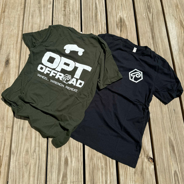 New Logo T-Shirt (Black or Dark Olive) - Premium Truck Accessory by Xtreme Canopies