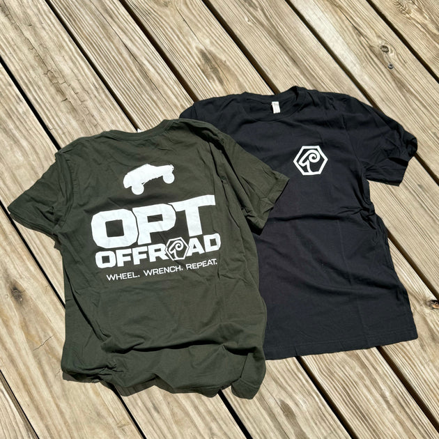 New Logo T-Shirt (Black or Dark Olive) - Premium Truck Accessory by Xtreme Canopies