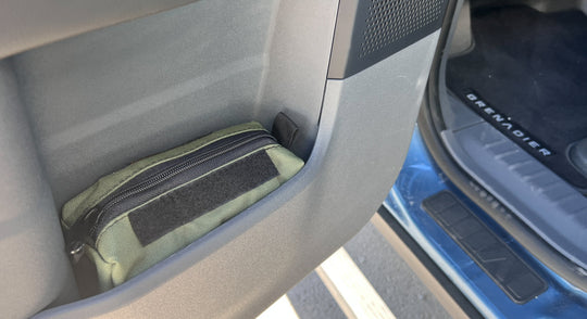 INEOS Grenadier Door Storage Cubby Small Pouch - 8"x3"x4" (PAIR) - Premium Pouches by Xtreme Canopies