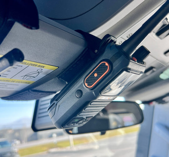Sun Visor Radio Pouch OPEN STYLE - Premium Pouches by Xtreme Canopies