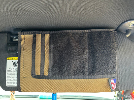 Jeep Gladiator MOLLE Visor Organizer - Tacoma Visor - Premium Vehicle by Xtreme Canopies