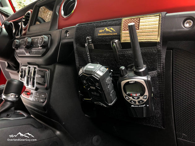 Jeep Grab Handle Velcro Flat Pocket - Premium Pouches by Xtreme Canopies