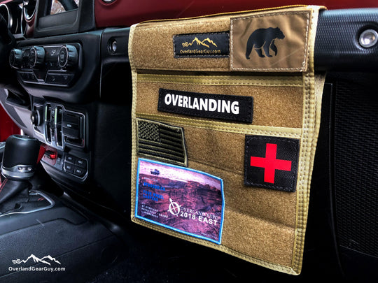 Jeep Grab Handle Velcro Flat Pocket - Premium Pouches by Xtreme Canopies