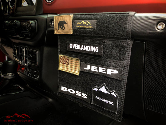 Jeep Grab Handle Velcro Flat Pocket - Premium Pouches by Xtreme Canopies