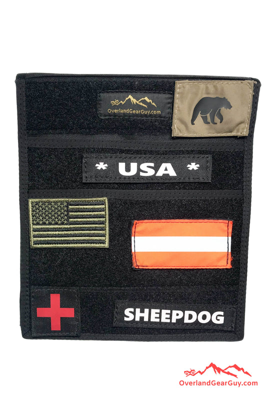 Jeep Grab Handle Velcro Flat Pocket - Premium Pouches by Xtreme Canopies