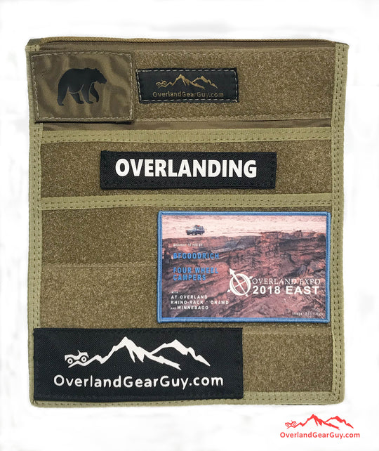Jeep Grab Handle Velcro Flat Pocket - Premium Pouches by Xtreme Canopies