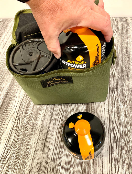 MOLLE  JetBoil Pouch  Dual Propane Bottle Pouch - Premium Pouches by Xtreme Canopies