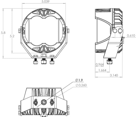 Baja Designs LP4 Pro with Amber DRL - Premium Lighting by Xtreme Canopies