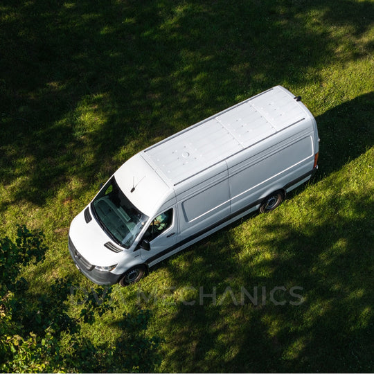 Mercedes Sprinter: LoadSpan-T™ Roof Rails with L-Track & 25mm T-Slot - Premium Truck Accessory by Xtreme Canopies