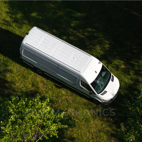 Mercedes Sprinter: LoadSpan-T™ Roof Rails with L-Track & 25mm T-Slot - Premium Truck Accessory by Xtreme Canopies