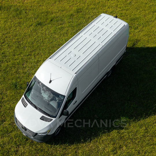 Mercedes Sprinter: LoadSpan-T™ Roof Rails with L-Track & 25mm T-Slot - Premium Truck Accessory by Xtreme Canopies