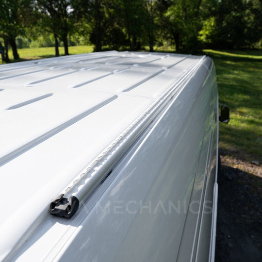 Mercedes Sprinter: LoadSpan-T™ Roof Rails with L-Track & 25mm T-Slot - Premium Truck Accessory by Xtreme Canopies