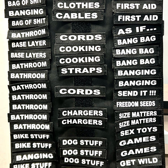 Custom Velcro Name Tags - Premium Patches by Xtreme Canopies
