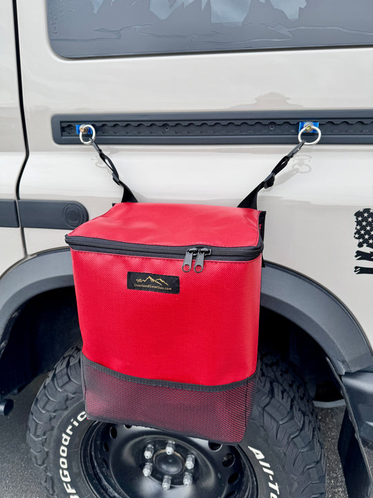Outside Trash Bag L Track - Suction Cup Mount - Premium Bags by Xtreme Canopies