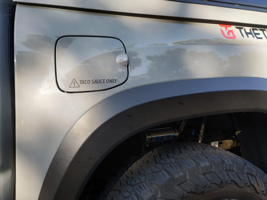 Taco sauce only! Decal - Premium Truck Accessory by Xtreme Canopies