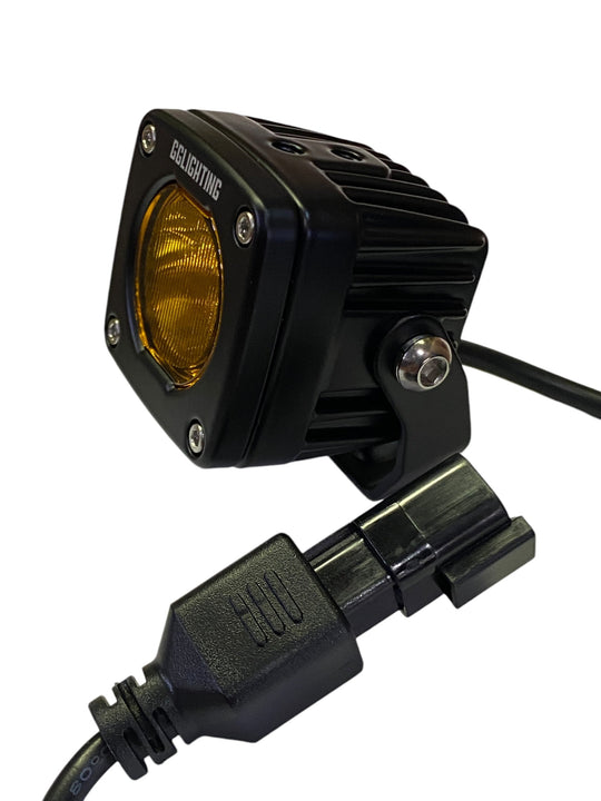 GP5 Single LED Pod Light Amber + Free Clear Lens - Premium Truck Accessory by Xtreme Canopies