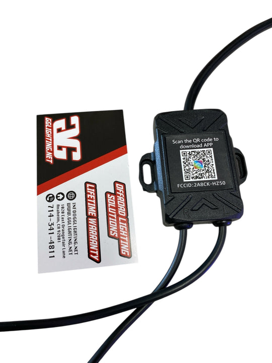 2' Full Color RGB Fat Whip Pair With Bluetooth/Remote - Premium Truck Accessory by Xtreme Canopies