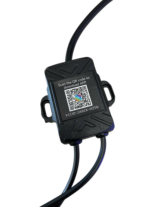 2' Full Color RGB Fat Whip Pair With Bluetooth/Remote - Premium Truck Accessory by Xtreme Canopies