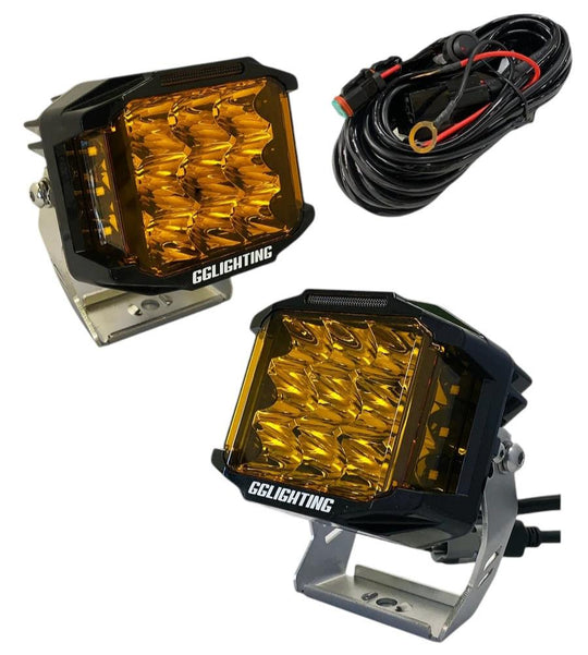 CB60 Amber Pod Bundle With Wiring Harness - Premium Truck Accessory by Xtreme Canopies