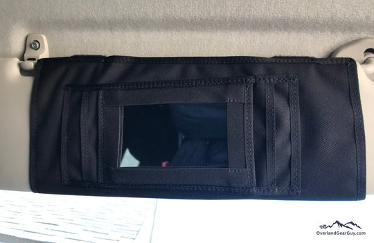 ProMaster Van Sun Visor Organizer with Mirror - Premium Vehicle by Xtreme Canopies