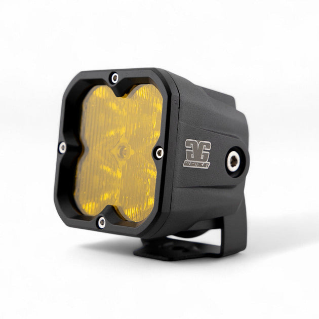 Race Series Flood LED Pod Yellow - Premium Truck Accessory by Xtreme Canopies