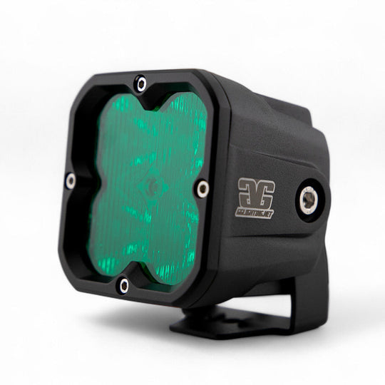 Race Series Flood LED Pod Green - Premium Truck Accessory by Xtreme Canopies