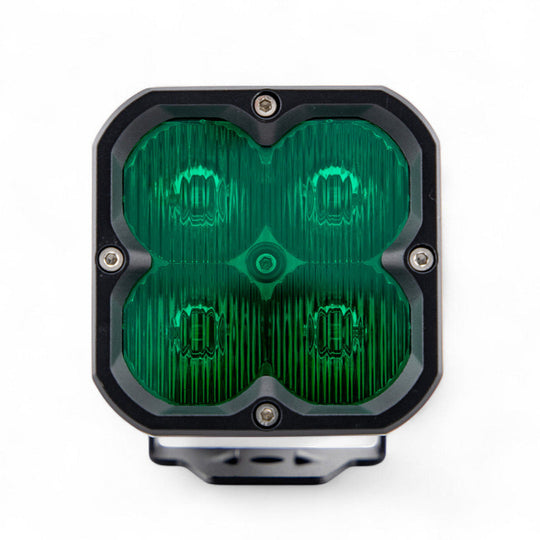 Race Series Flood LED Pod Green - Premium Truck Accessory by Xtreme Canopies