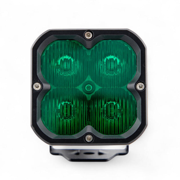 Race Series Flood LED Pod Green - Premium Truck Accessory by Xtreme Canopies