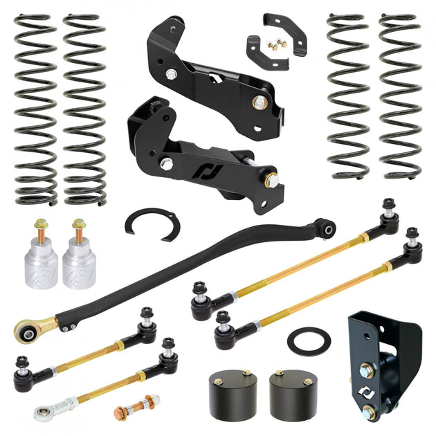 RJ-JLD000-103 - RockJock JL EcoDiesel Driver Lift Kit (3.5 In. Lift) - Premium Truck Accessory by Xtreme Canopies