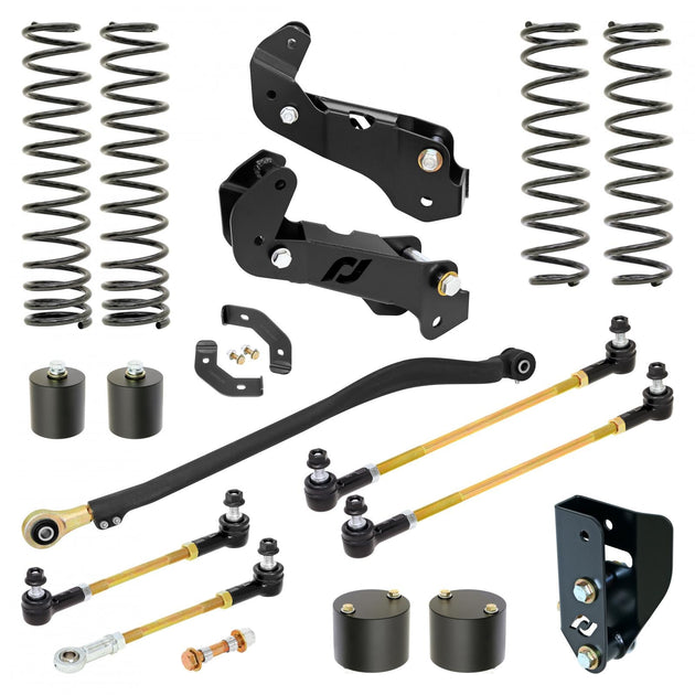 RJ-JLG000-103 - RockJock JL Driver Lift Kit (3.6L/2.0T Gas Engines, 3.5 in. Lift) - Premium Truck Accessory by Xtreme Canopies