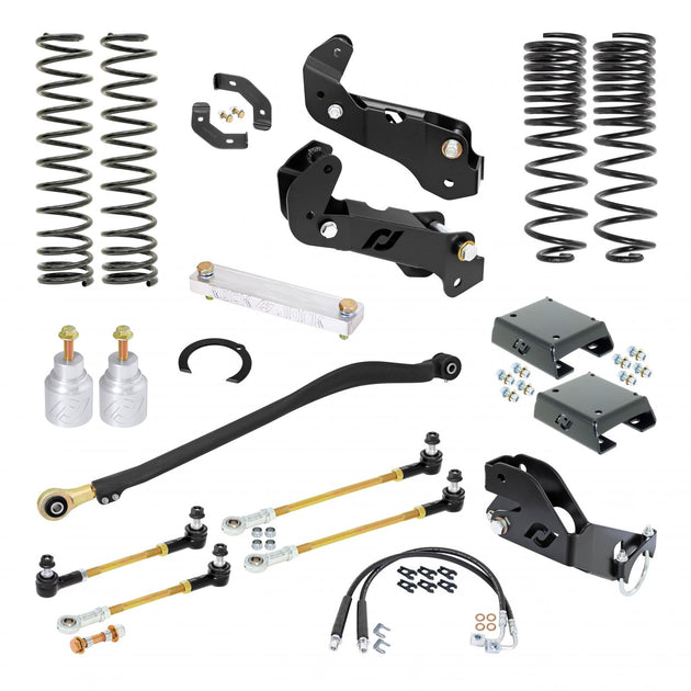 RJ-JTD000-103 - RockJock JT EcoDiesel Driver Lift Kit (3.5 in. Lift) - Premium Truck Accessory by Xtreme Canopies
